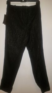 Black reptile pants